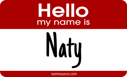 Hello my name is Naty png download