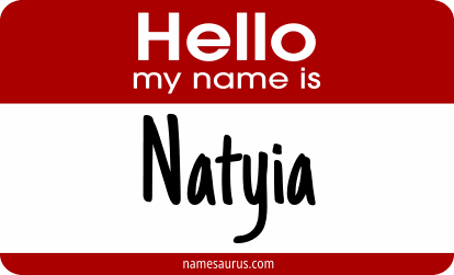Hello my name is Natyia png download