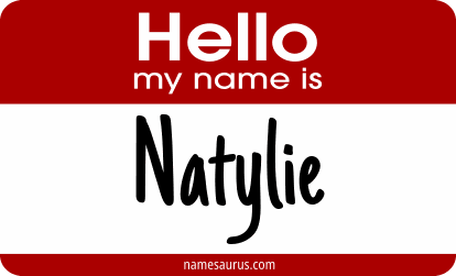 Hello my name is Natylie png download