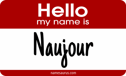 Hello my name is Naujour png download