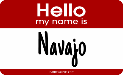 Hello my name is Navajo png download