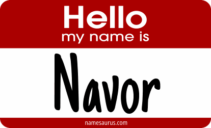 Hello my name is Navor png download