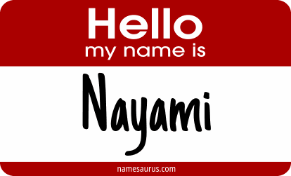 Hello my name is Nayami png download