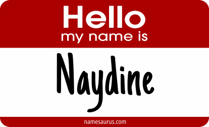 Hello my name is Naydine png download