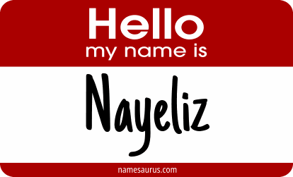 Hello my name is Nayeliz png download