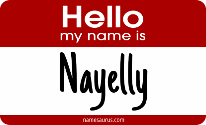 Hello my name is Nayelly png download