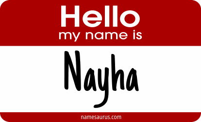 Hello my name is Nayha png download