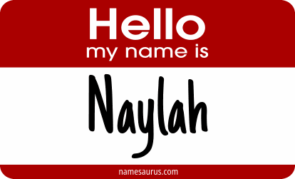 Hello my name is Naylah png download