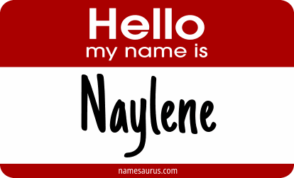 Hello my name is Naylene png download