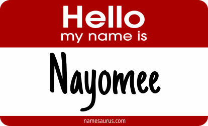 Hello my name is Nayomee png download