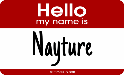 Hello my name is Nayture png download