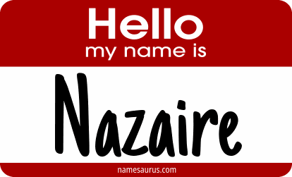 Hello my name is Nazaire png download