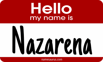 Hello my name is Nazarena png download