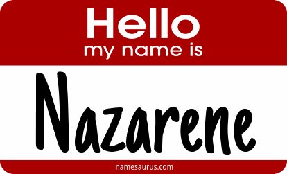 Hello my name is Nazarene png download