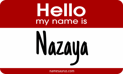 Hello my name is Nazaya png download