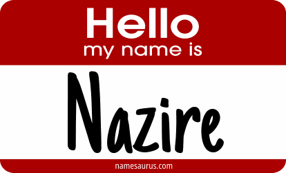 Hello my name is Nazire png download