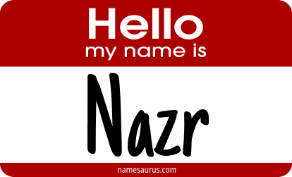 Hello my name is Nazr png download