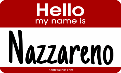 Hello my name is Nazzareno png download