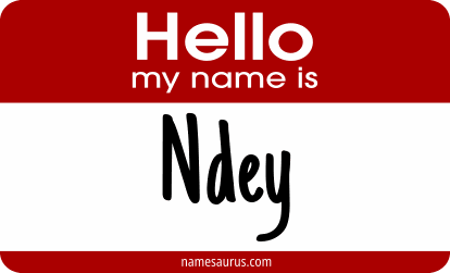 Hello my name is Ndey png download
