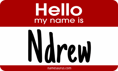 Hello my name is Ndrew png download