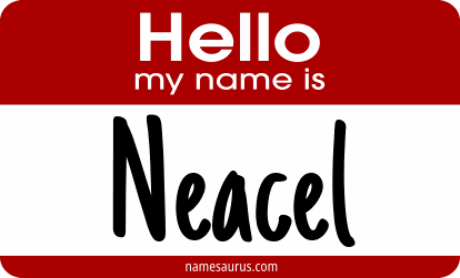 Hello my name is Neacel png download