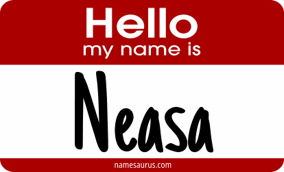 Hello my name is Neasa png download
