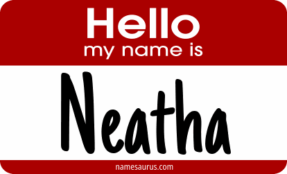 Hello my name is Neatha png download