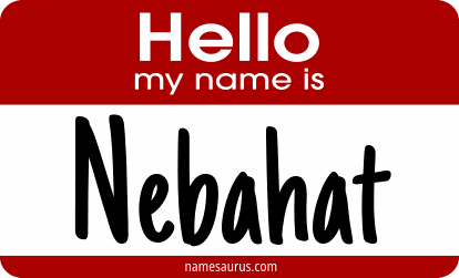 Hello my name is Nebahat png download