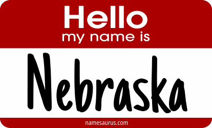 Hello my name is Nebraska png download
