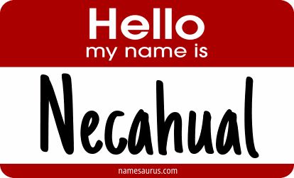 Hello my name is Necahual png download