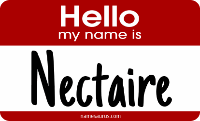 Hello my name is Nectaire png download