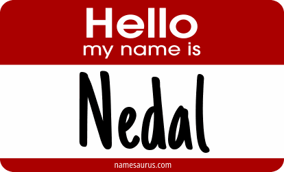 Hello my name is Nedal png download