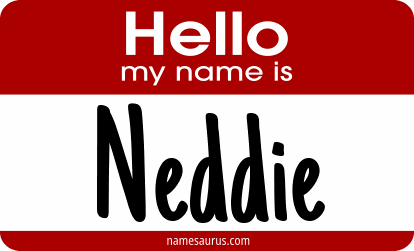 Hello my name is Neddie png download