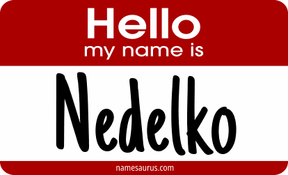 Hello my name is Nedelko png download