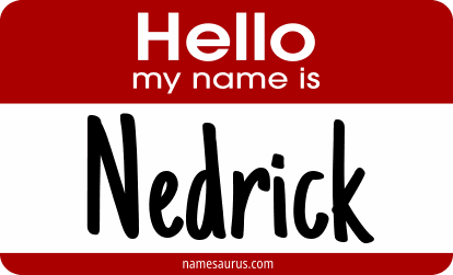 Hello my name is Nedrick png download