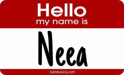 Hello my name is Neea png download