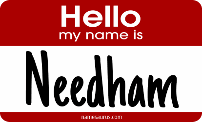 Hello my name is Needham png download