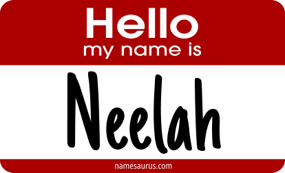 Hello my name is Neelah png download