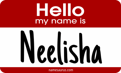 Hello my name is Neelisha png download