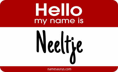 Hello my name is Neeltje png download