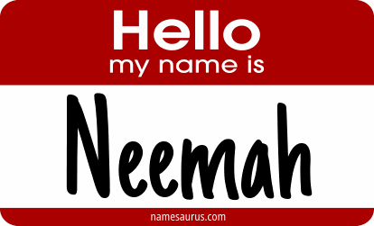 Hello my name is Neemah png download