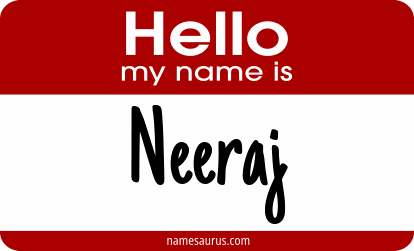Hello my name is Neeraj png download