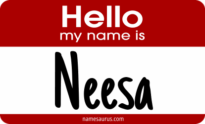 Hello my name is Neesa png download
