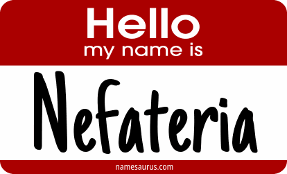 Hello my name is Nefateria png download