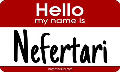 Hello my name is Nefertari png download
