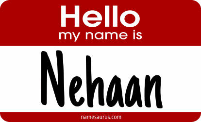 Hello my name is Nehaan png download