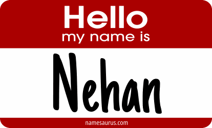 Hello my name is Nehan png download