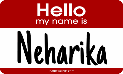 Hello my name is Neharika png download