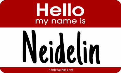 Hello my name is Neidelin png download