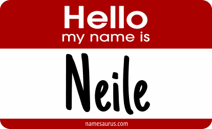 Hello my name is Neile png download